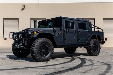 SOLD VIN 137ZA8331VE177453 Gorgeous 1997 Hummer H1 Hard Top with Low Mileage available with Slant Back Package This H1 has a Flat Metallic Graphite Paint Job, a Fresh Leather Inside, and a lot of Extras to make it road-ready. . Hummer h1 hard top conversion kit